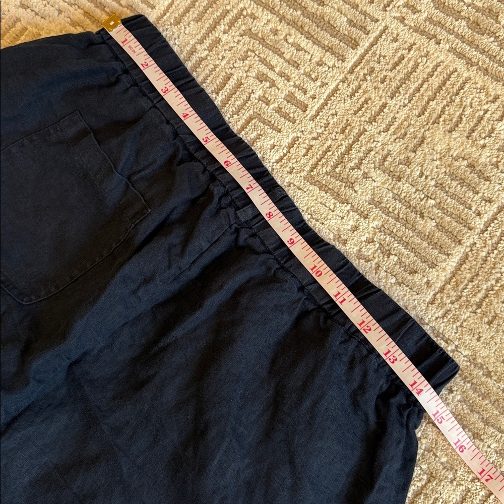 Quince 100% European Linen Pants Deep Navy Blue - Picture 11 of 12